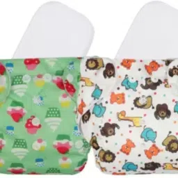 Free Size Reusable Cloth Diaper With 2 Dry Feel Absorbent Soaker Pad (3M-3Y)#1-image-71