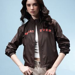 glitchez Typography Printed Bomber Jacket-picture-3