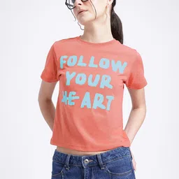 glitchez Bold Beliefs Printed Cropped T-shirt-image-21