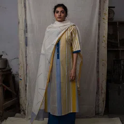 Banana Labs Women Geometric Printed Cotton Dupatta-20