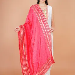 Karthav Fashion Floral Embroidered Gotta Patti Dupatta-picture-33
