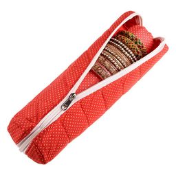 Kuber Industries Red Set of 1 Regular Jewellery Organiser Organisers-58