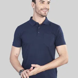 BE POSITIVE Men Solid Polo Collar T-shirt-image-48