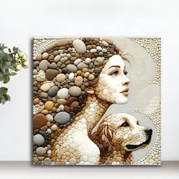 OLIVE TREE Brown & Grey 1 Piece Canvas Other Wall Paintings-picture-43