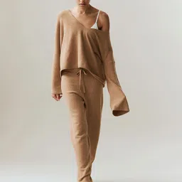 H&M Women Fine-Knit Joggers-picture-33