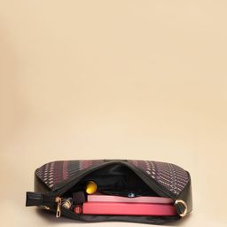 Anouk Ethnic Motifs Printed PU Half Moon Sling Bag image 4