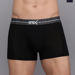 HRX by Hrithik Roshan Pack Of 2 Short Trunks HRX_TRK_002_BLKCM_NB_2PC-86