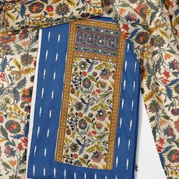 SALWAR STUDIO Printed Pure Cotton Unstitched Dress Material-picture-55