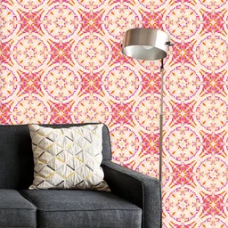 ArtzFolio Printed UV-Resistant Anti-Bacterial Retro Arabesques Peel & Stick Wallpaper-31