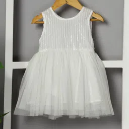Budding Bees Net Fit & Flare Midi Dress-image-54