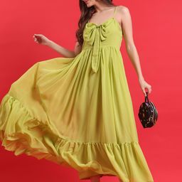 DressBerry Women Shoulder Straps Maxi Dress-image-46