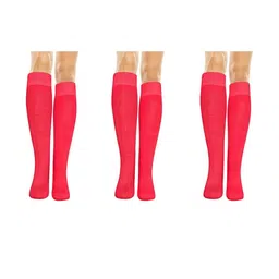 MUKHAKSH Red Cotton Socks-picture-46