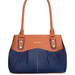 Golden Feather Art & Craft Women Colourblocked Structured Shoulder Bag-46