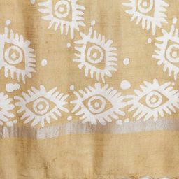 LOOM LEGACY Floral Block Printed Cotton Silk Dupatta image 3