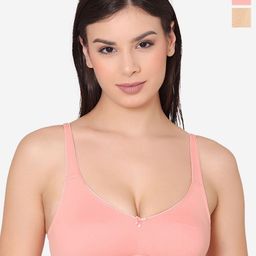 GROVERSONS Paris Beauty Pack of 2 Women Solid Non-Padded Bra-picture-13