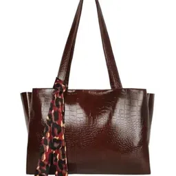 PROGONE ENTERPRISE Ethnic Motifs PU Shopper Tote Bag-55