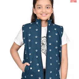 BAESD Girls Floral Fleece Lightweight Open Front Jacket-image-17
