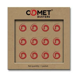 Comet Busters Circular Traditional Bindis - Red image 1