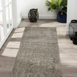 OBSESSIONS Brown & Black Anti-Static Acrylic Floor Runner-16