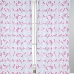 Dekor World Pink Set of 2 Window Curtain-40