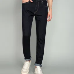 512 Men Tapered Fit Mid Rise Blue Jeans-image-21