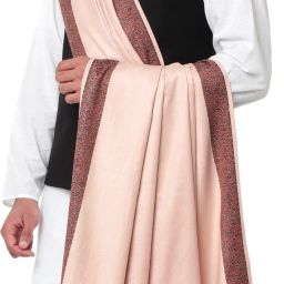 WEAVERS VILLA Cashmere, Wool Woven Men Shawl-image-1