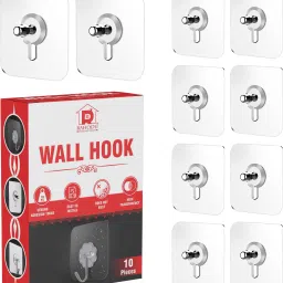 Strong Adhesive Sticky Hook For Kitchen & Bathroom(Do Not Stick On Painted wall) Hook 10-96