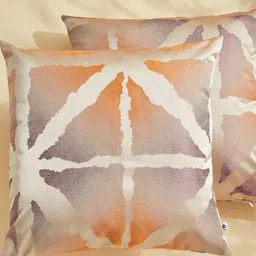 Home Centre Corsica Chimera Beige 2 Pieces Geometric Square Cushion Covers-image-16