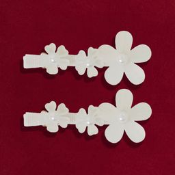 Accessorize Girls Set of 2 Floral Tic Tac Hair Clip-18