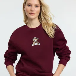 Trendyol Women Printed Sweatshirt-picture-36