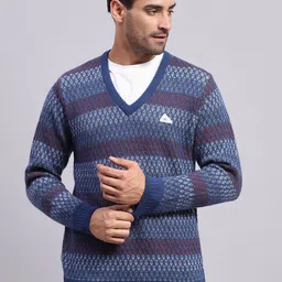 Monte Carlo Men Self Design Pullover-picture-29