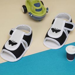 NESKA MODA Black Cotton Booties-image-31