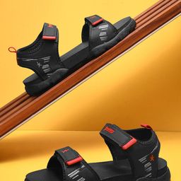 The Roadster Lifestyle Co Men Textured Sports Sandals-image-25