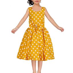 Wow Princess Polka Dot Crepe A-Line Dress-39
