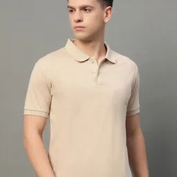 SZN Men Polo Collar Raw Edge T-shirt-picture-15