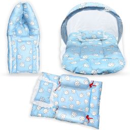 Baby Bedding Set, Baby Sleeping Bag, Baby Mosquito Net & Baby Gadda Mattress Set-12