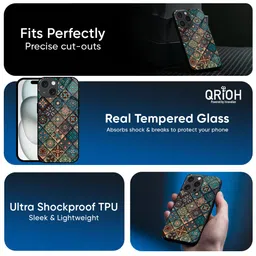 QRIOH Quirky Printed iPhone 16 Plus Back Case Mobile Accessories image 4