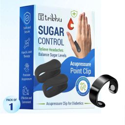 TRIBHU Sugar Control LI4 Acupressure Point Clip | Headache, Migraine &Tension Relief Bp Monitor Adapter-image-49