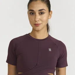 Hunnit Women Solid Round Neck Top-21