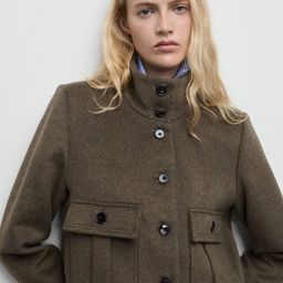 MANGO Stand Collar Tailored Jacket-picture-21