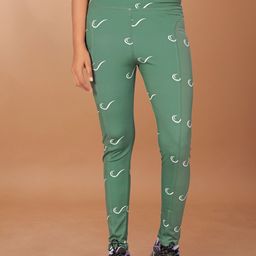 POOJARAN SAREE Women Printed Ankle Length Training Tights-image-124