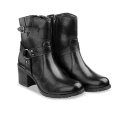 Bxxy Women Casual Block-Heeled Regular Boots-42
