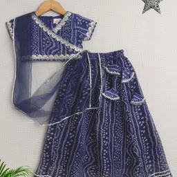 The Magic Wand Girls Embellished Ready to Wear Lehenga & Blouse With Dupatta-picture-14