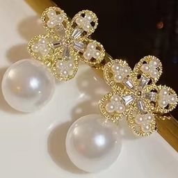 ONUYX Gold-Plated Alloy Zircon Earrings-image-58