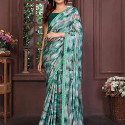 ALAGINI Sequinned Poly Chiffon Ready to Wear Saree-18