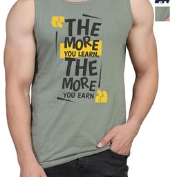WOOSTRO Men Pack Of 2 Typography Printed Round Neck Cotton Slim Fit T-shirts-image-56