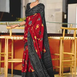KALINI Floral Block Printed Saree-picture-9