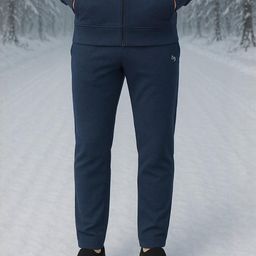 LEE BONEE Men Solid Cotton Fleece Winter Track Pant-image-84