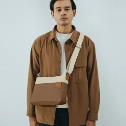 Brown Men & Women Sling Bag Sunday Sling Crossbody Bag | Canvas Side Bag With Internal & External Pockets-image-19