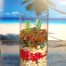 Clear Cylindrical Glass Vase or Terrarium for Home Decor (Size : 4 X 4 inch) Glass Vase-image-57